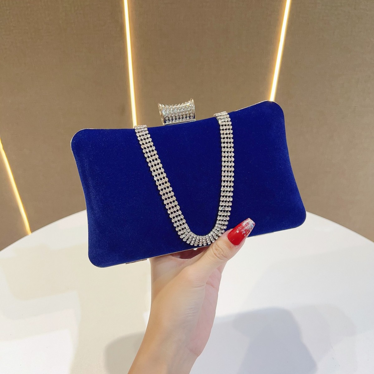 Tassel Fringe Trim - 2025 Bolso de banquete de terciopelo,