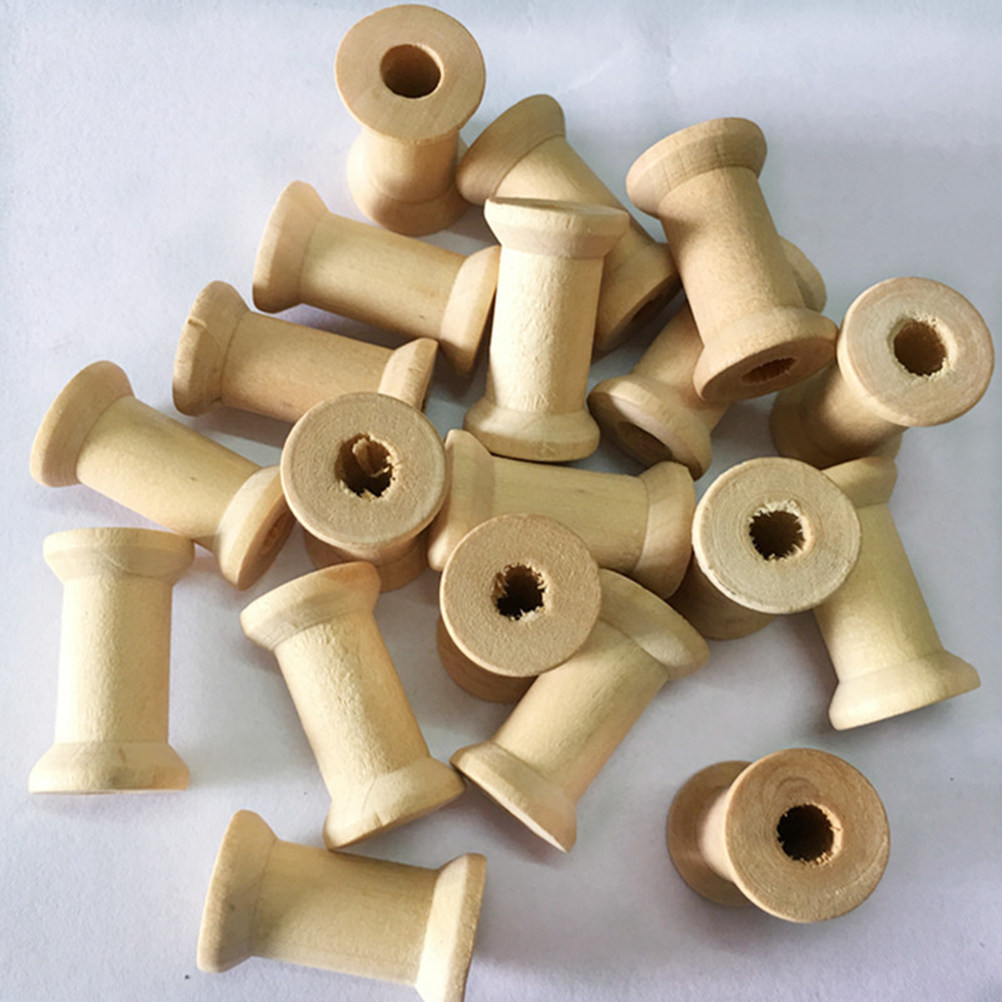 60 Bobinas de Madera Natural p - Embroidery Craft reseña y precio