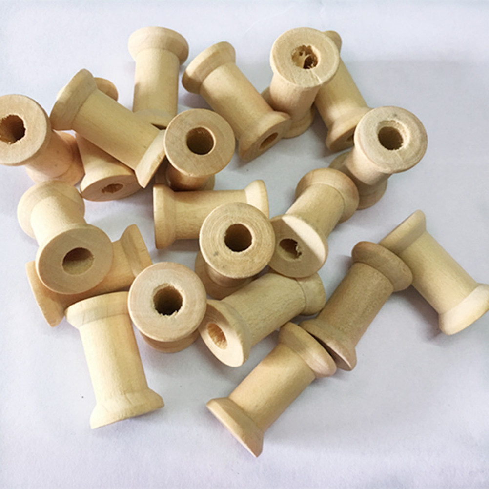 60 Bobinas de Madera Natural p - Embroidery Craft reseña y precio