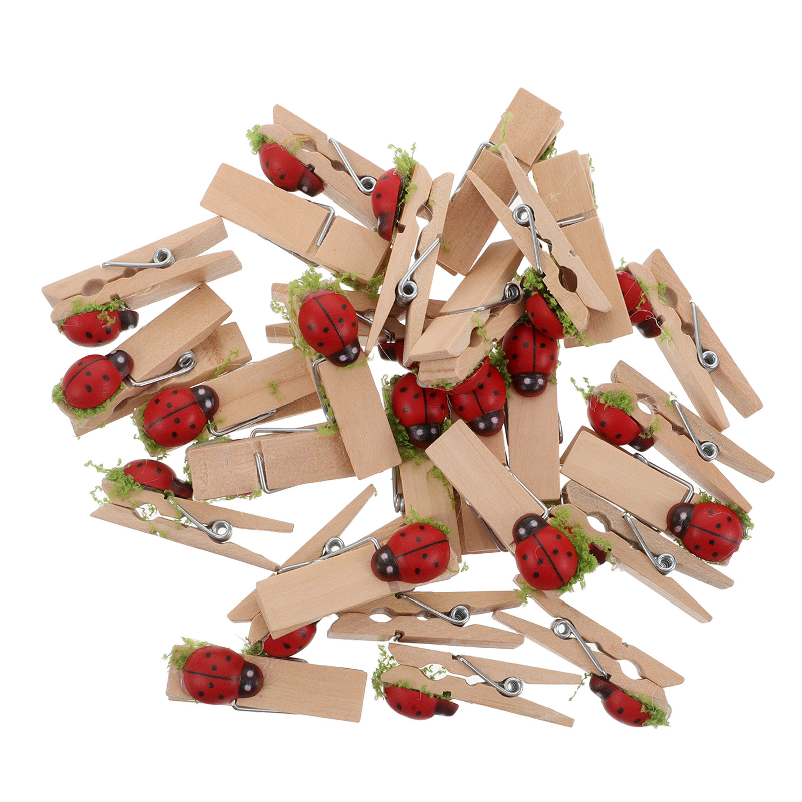 40 pinzas de madera con motivo - Embellishments For Scrapbooking reseña y precio