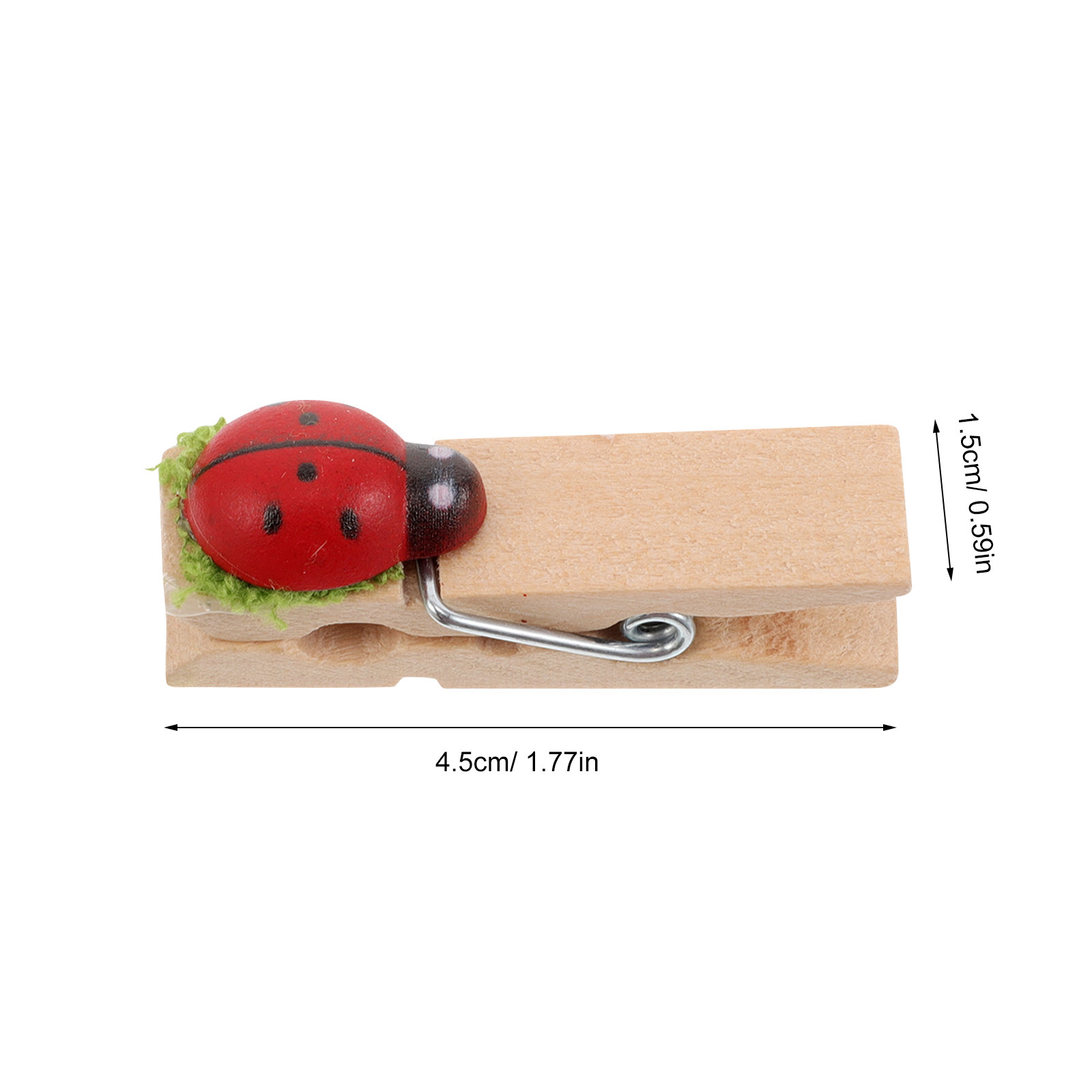 40 pinzas de madera con motivo - Embellishments For Scrapbooking reseña y precio