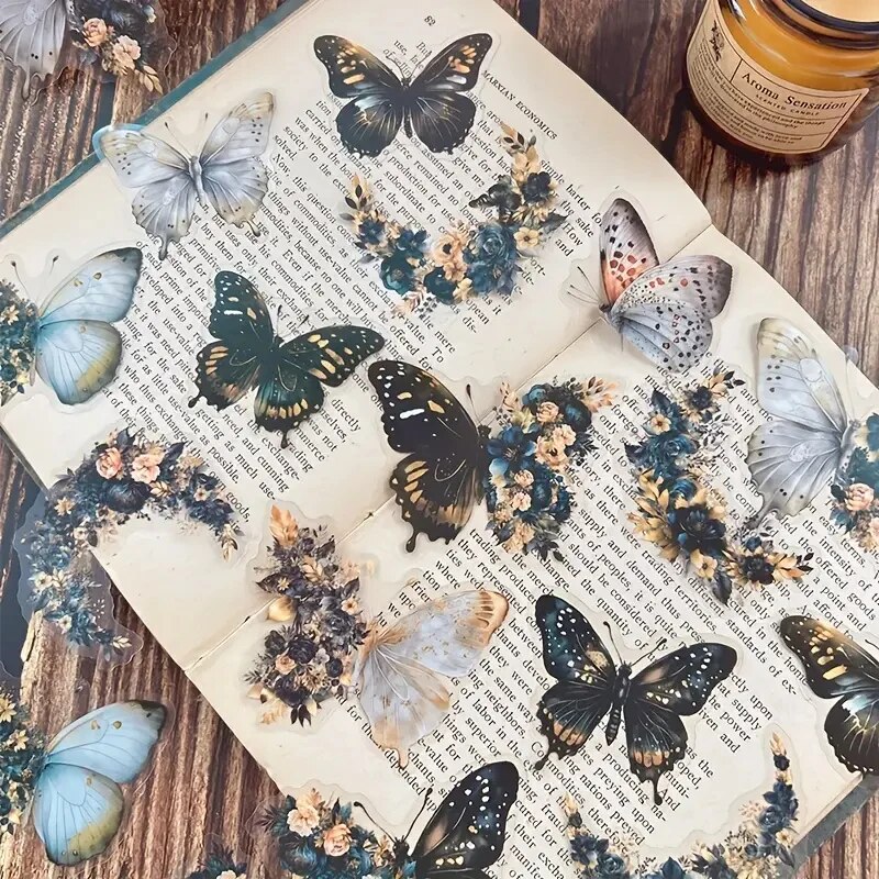 30 unids/pack Vintage mariposa - Embellishments For Scrapbooking reseña y precio
