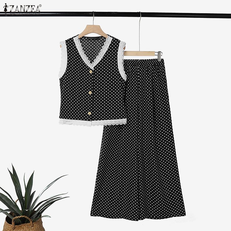 Conjuntos de pantalones de lun - Elastic Lace Trim reseña y precio