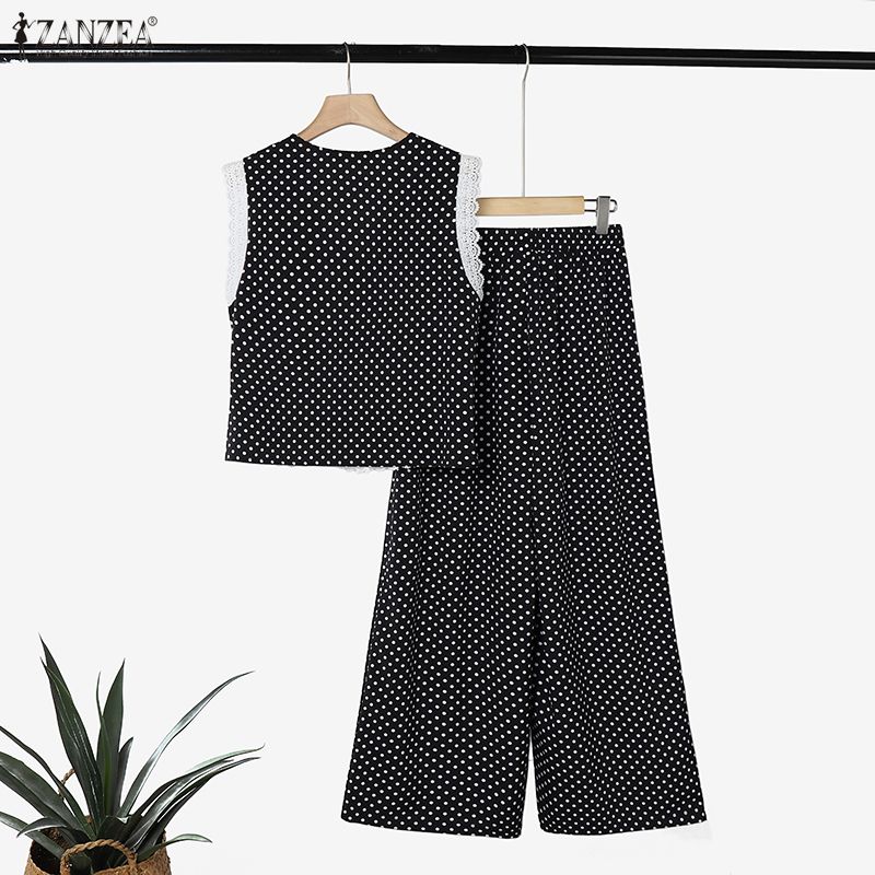 Conjuntos de pantalones de lun - Elastic Lace Trim reseña y precio