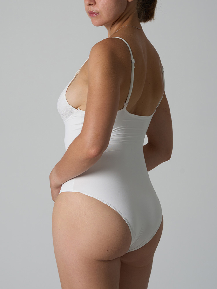 Nuevo mono de una pieza con en - Elastic Lace Trim reseña y precio