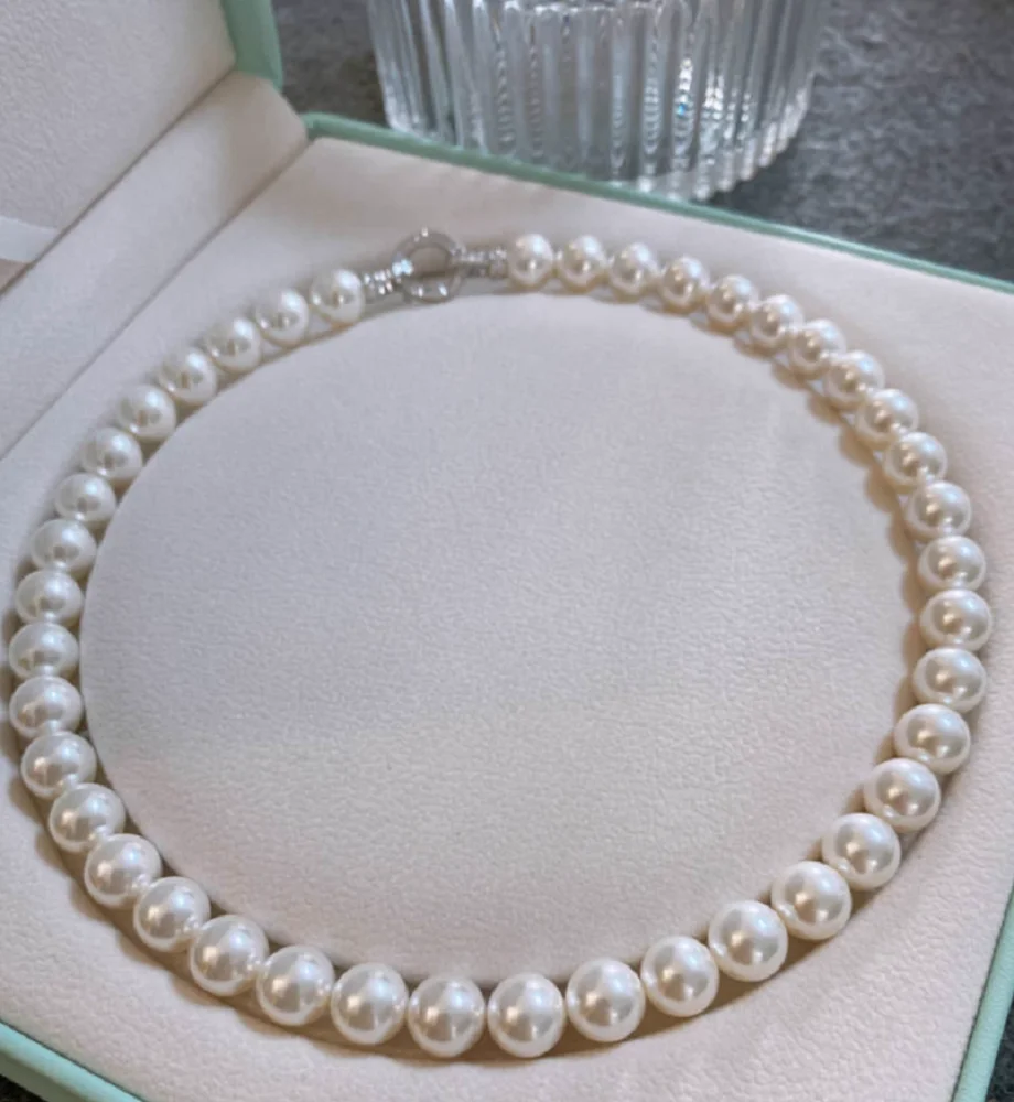Precioso collar de perlas natu - Pearl Trim Chain reseña y precio