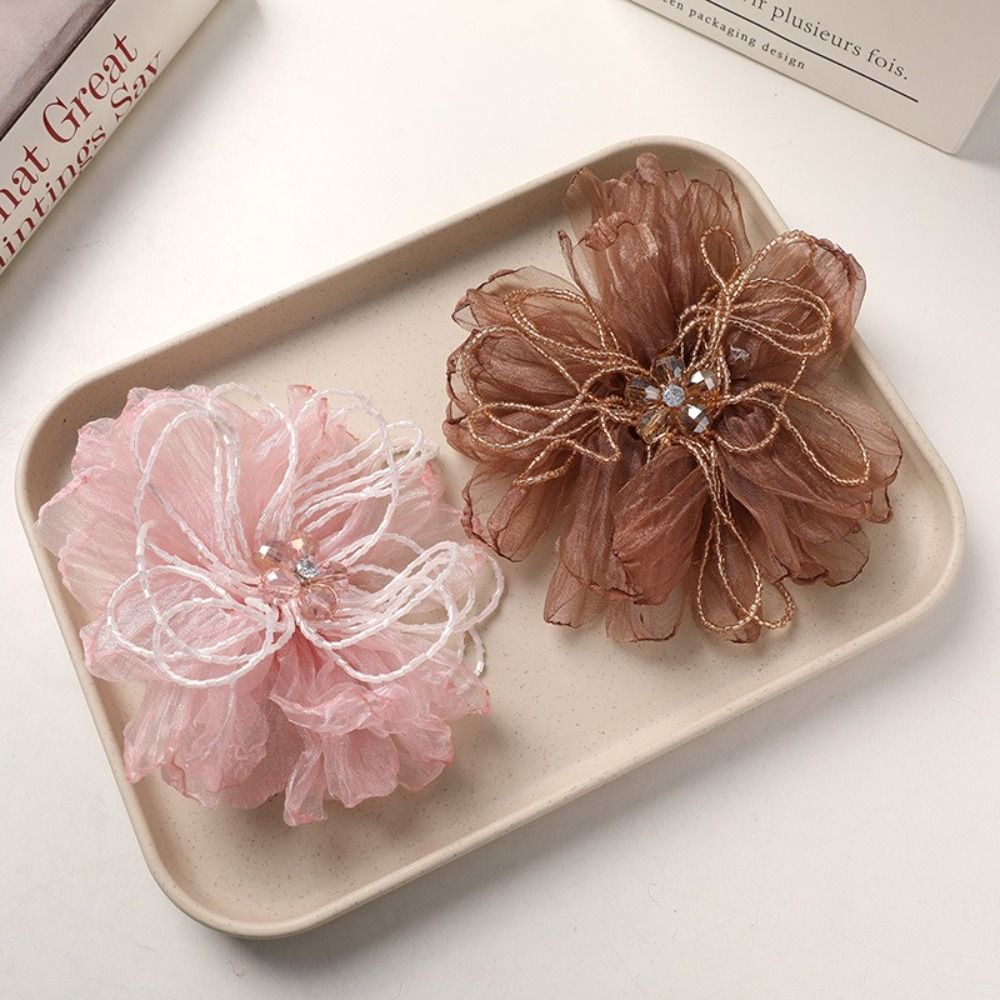 Parche de flor de tela de orga - Crystal Mesh Fabric reseña y precio